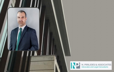 N. PIRILIDES & ASSOCIATES LLC is happy to announce new partner, Kyriakos Karatsis